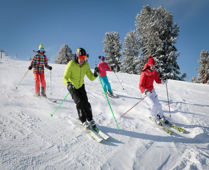 Let&#39;s go skiing! Opening of the ski area Fiemme-Obereggen